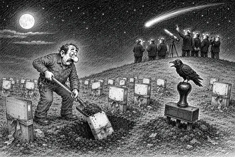 Illustration à l’encre du chapitre Pourquoi rien ne change